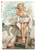 Paper Designs Rice Paper Woman in White Dress Pinup 0039 A3 Rice Paper