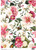 Calambour Pink and White Floral Pattern 4 A4 Rice Paper