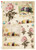 Paper Designs Rose Bouquets Carte Postale A4 Rice Paper
