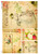 Paper Designs Carte Postal Seasons Girl with Basket A4 Rice Paper