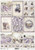 ITD Collection 9 Pack Lavender Journaling Cards Rice Paper