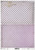 ITD Collection Lavender Plaid 2 Pack Rice Paper