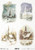 ITD Collection Winter Church Scenes 4 Pack Rice Paper