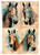 Paper Designs Four Horse Sketches A4 Rice Paper