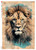 Paper Designs Lion Portrait Sketch A4 Rice Paper