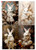 Paper Designs Four Victorian Bunny Portraits A3 Rice Paper
