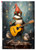 Paper Designs Penguin Playing Guitar A0 Rice Paper