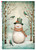 Paper Designs Country Snowman A3 Rice Paper