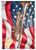 Paper Designs Veterans Day Bugle and Flag A3 Rice Paper