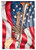 Paper Designs Veterans Day Bugle and Flag A1 Rice Paper