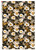 Paper Designs Ochre and Gray Flowers A4 Rice Paper