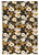 Paper Designs Ochre and Gray Flowers A1 Rice Paper