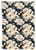 Paper Designs Blue and White Repeating Flowers A1 Rice Paper