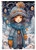 Paper Designs Child in Winter Wonderland A0 Rice Paper