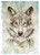 Paper Designs Wolf Dog Sketch Rice Paper