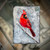 Handpainted Winter Cardinal #1