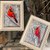 Handpainted Winter Cardinal #1