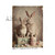 AB Studios Bunny Family Vintage Style A4 Rice Paper