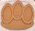 Handcrafted Holiday Traditions Easter Egg Trio Panel with Base