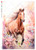 Paper Designs Tan Horse and Bouquet A3 Rice Paper