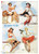 Paper Designs Vintage Pinups Four Pack A4 Rice Paper