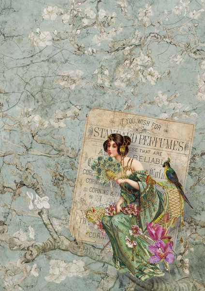 Decoupage Queen Sweet Perfume A4 Rice Paper