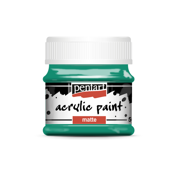 Pentart 50ml Turquoise Matte Acrylic Paint