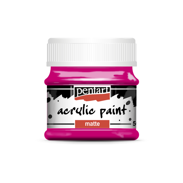 Pentart 50ml Magenta Matte Acrylic Paint