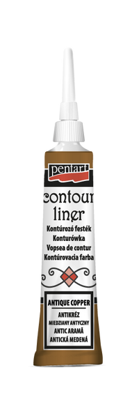 Pentart 20ml Antique Copper Craft Contour Liner