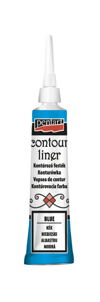 Pentart 20ml Blue Craft Contour Liner