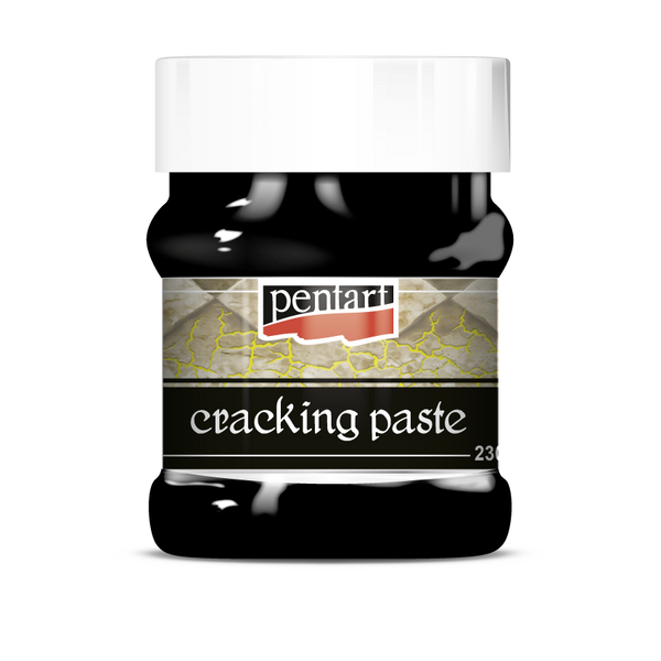 Pentart 230ml Black Cracking Texture Paste