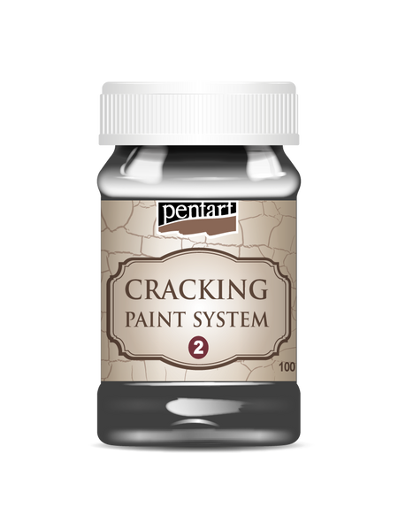Pentart 100ml Graphite Cracking Paint System