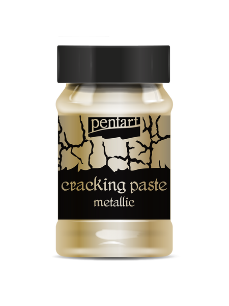 Pentart 100ml Dark Gold Cracking Texture Paste