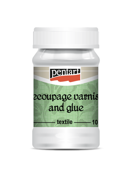 Pentart 100ml Textile Decoupage Varnish & Glue