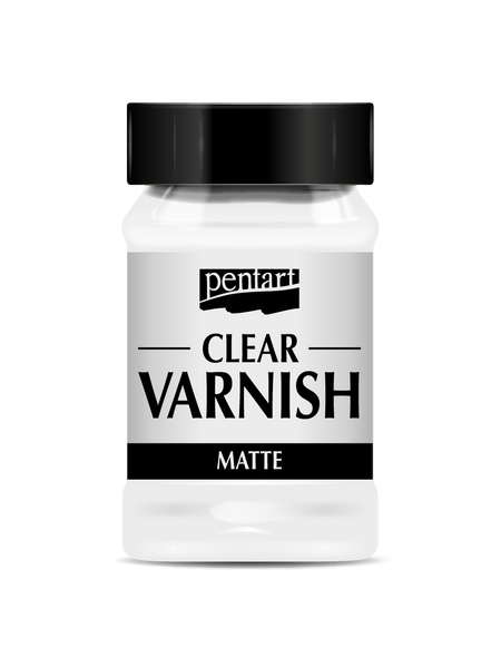 Pentart 100ml Solvent-Based Clear Matte Decoupage Varnish