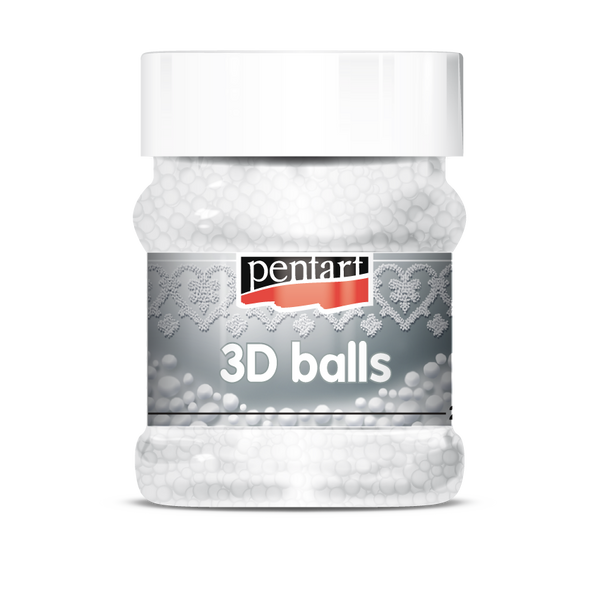 Pentart 230ml Small 3D Balls