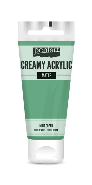 Pentart 60ml Mint Green Creamy Matte Acrylic Paint