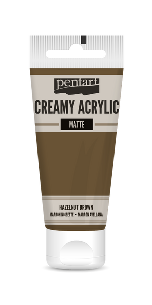 Pentart 60ml Hazelnut Brown Creamy Matte Acrylic Paint