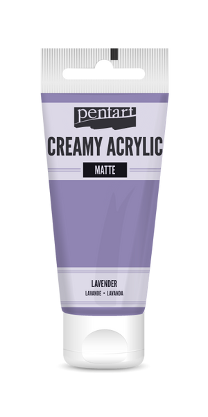 Pentart 60ml Lavender Creamy Matte Acrylic Paint
