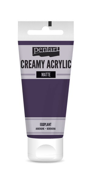 Pentart 60ml Eggplant Creamy Matte Acrylic Paint