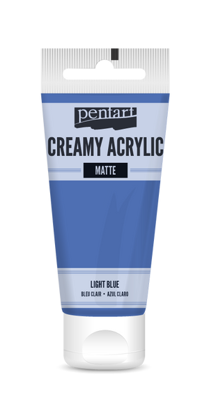 Pentart 60ml Light Blue Creamy Matte Acrylic Paint