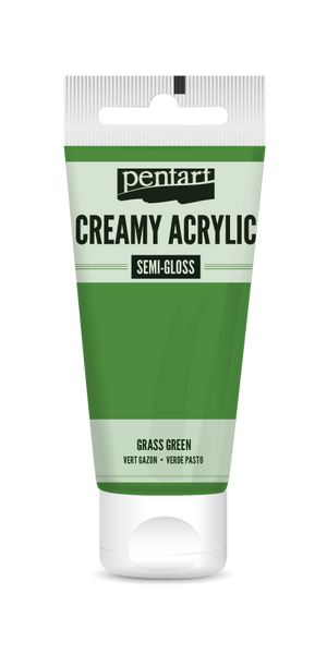 Pentart 60ml Grass Green Creamy Semi-gloss Acrylic Paint