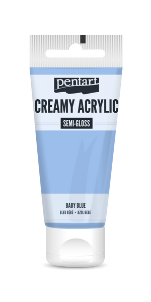 Pentart 60ml Baby Blue Creamy Semi-gloss Acrylic Paint