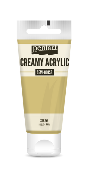 Pentart 60ml Straw Creamy Semi-gloss Acrylic Paint