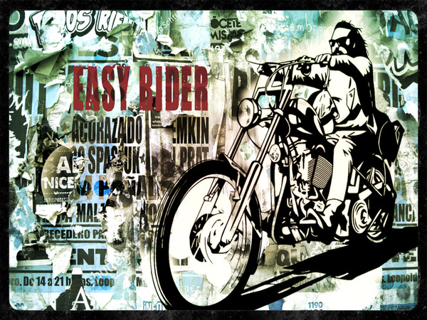 Decoupage Queen Andy Skinner - Easy Rider A1 Rice Paper for Furniture