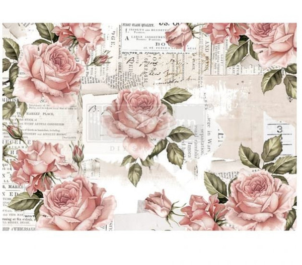 reDesign by Prima Floral Sweetness A3 Decoupage Rice Paper