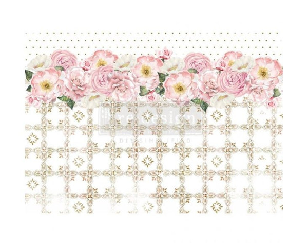 reDesign by Prima Tranquil Bloom A3 Decoupage Rice Paper