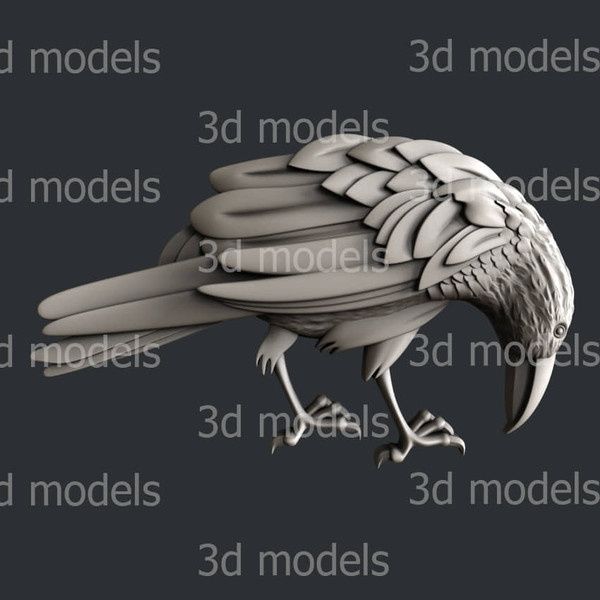 EMLEMS Foraging Raven Silicone Mould