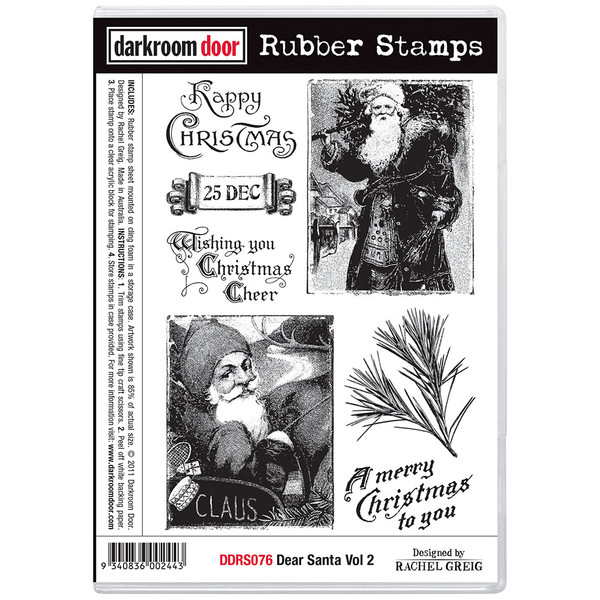 Darkroom Door Dear Santa Vol 2 Rubber Stamp Set