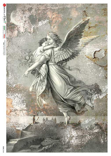 Paper Designs 0164 Celestial Angel 1 A4 Decoupage Rice Paper